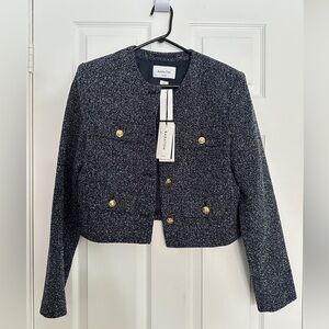New! Babaton Anchor Jacket tailored tweed, size 6